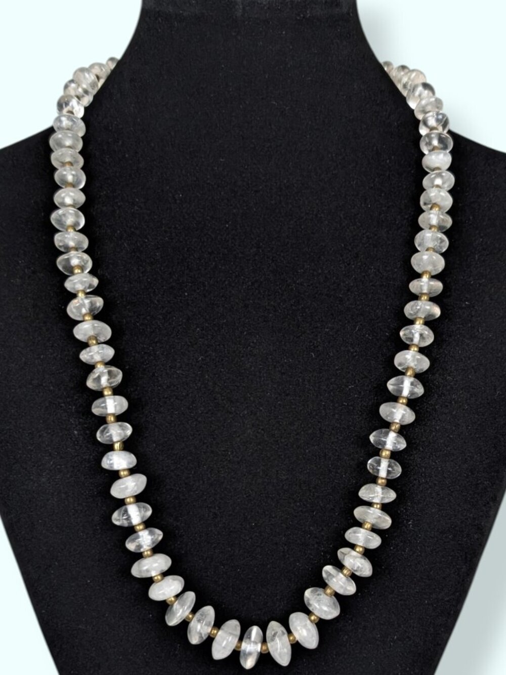 Vintage Graduated Rock Crystal Necklace